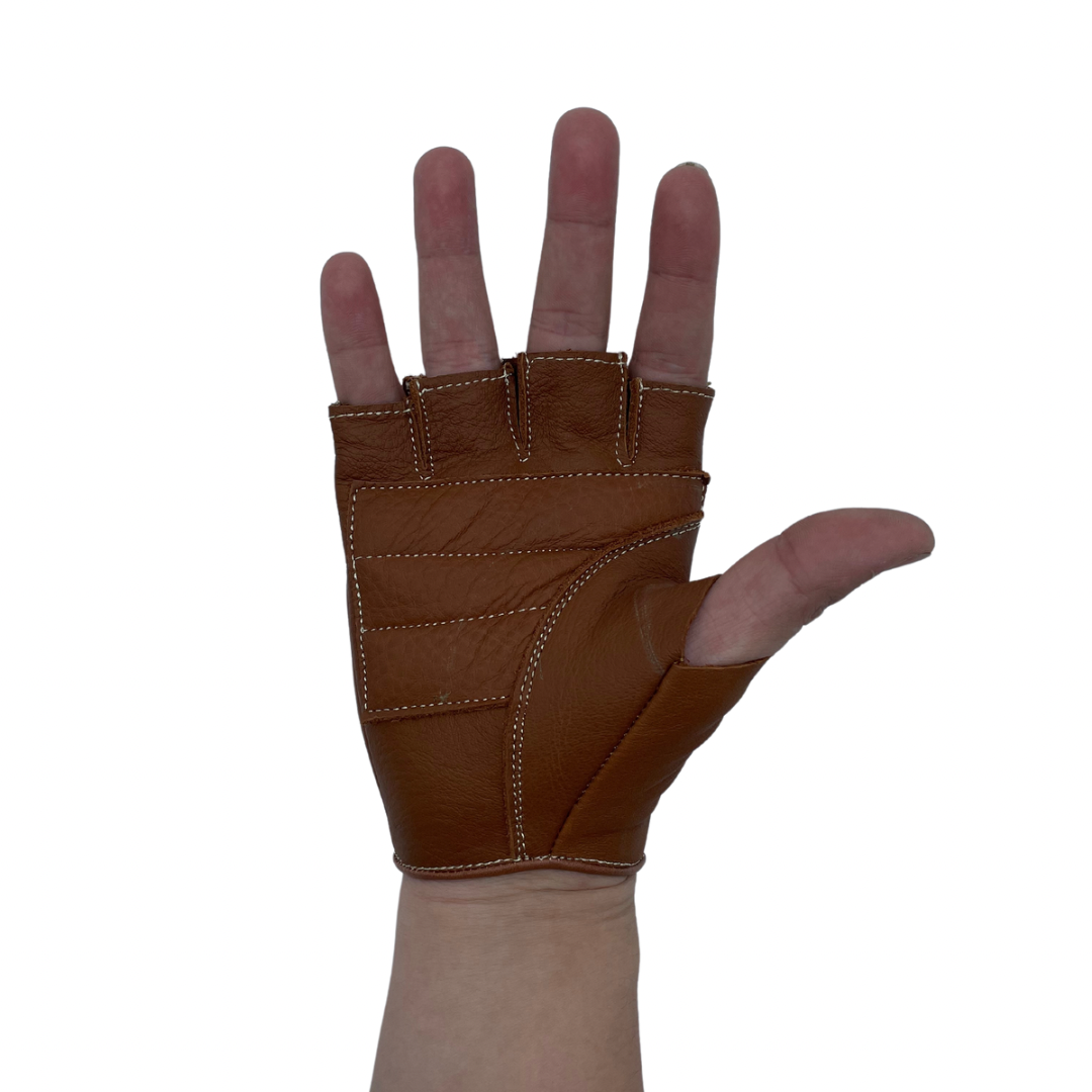 Guantes Cortos Biker No. 1 café